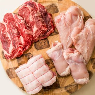 Meat Platter 9 - Organic Beef, Lamb, Pork & Free Range Chicken - Melbourne Home Delivery.